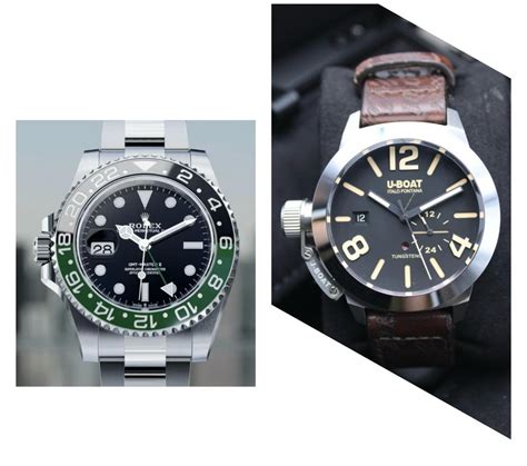 sinistra con il rolex